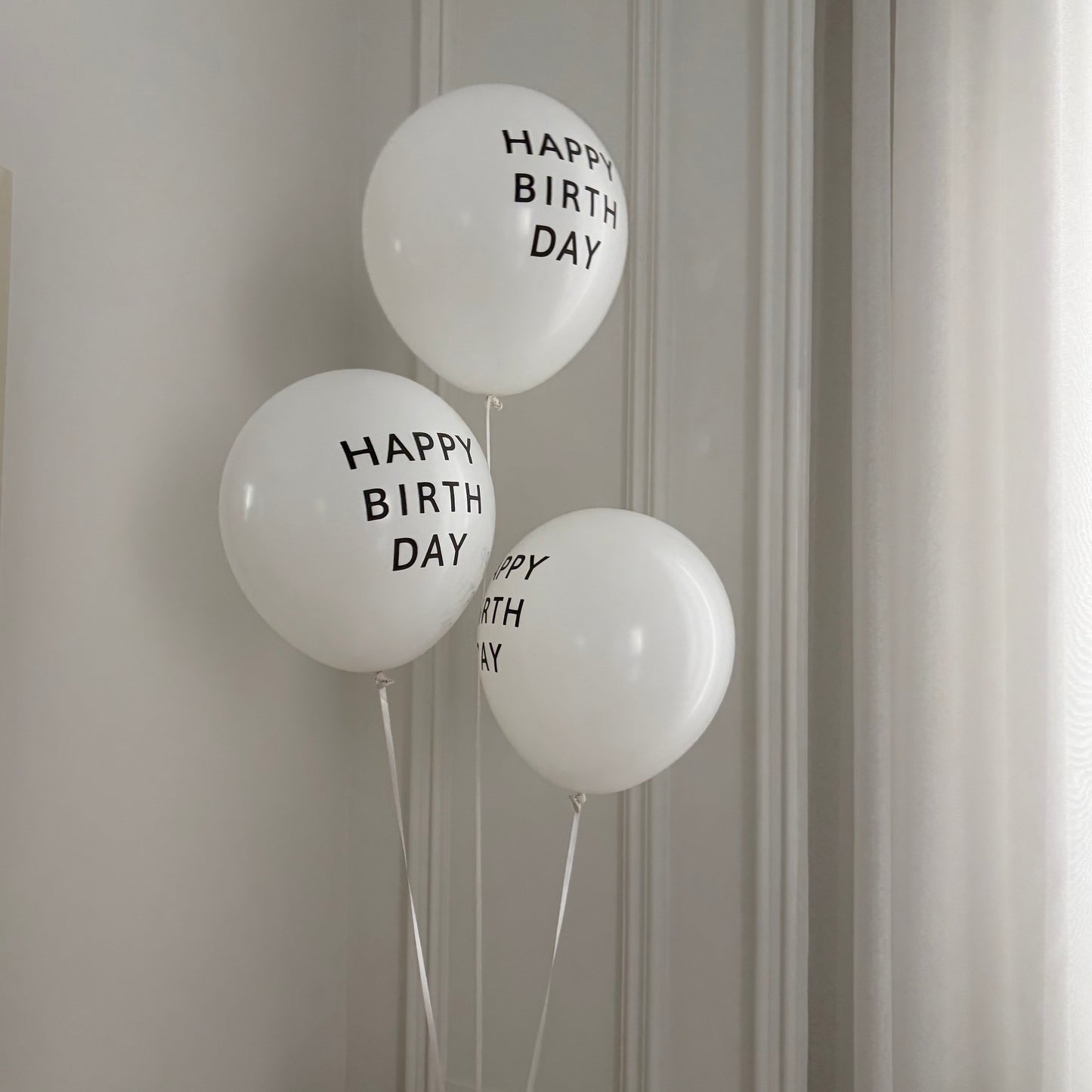 Happy Birthday Balloons 🎈🤍