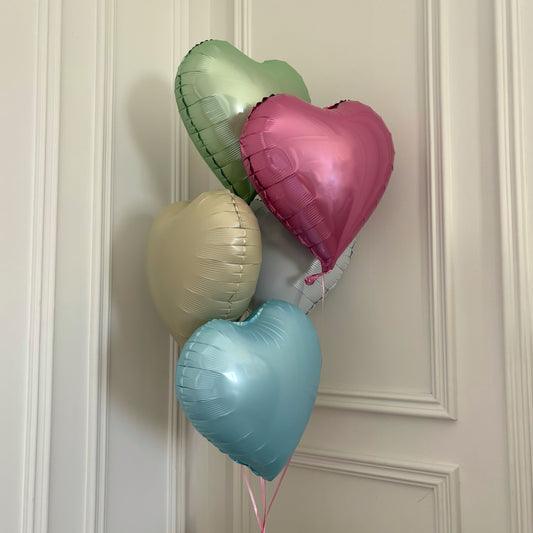 Colorful balloons 🦢🩵💚💗