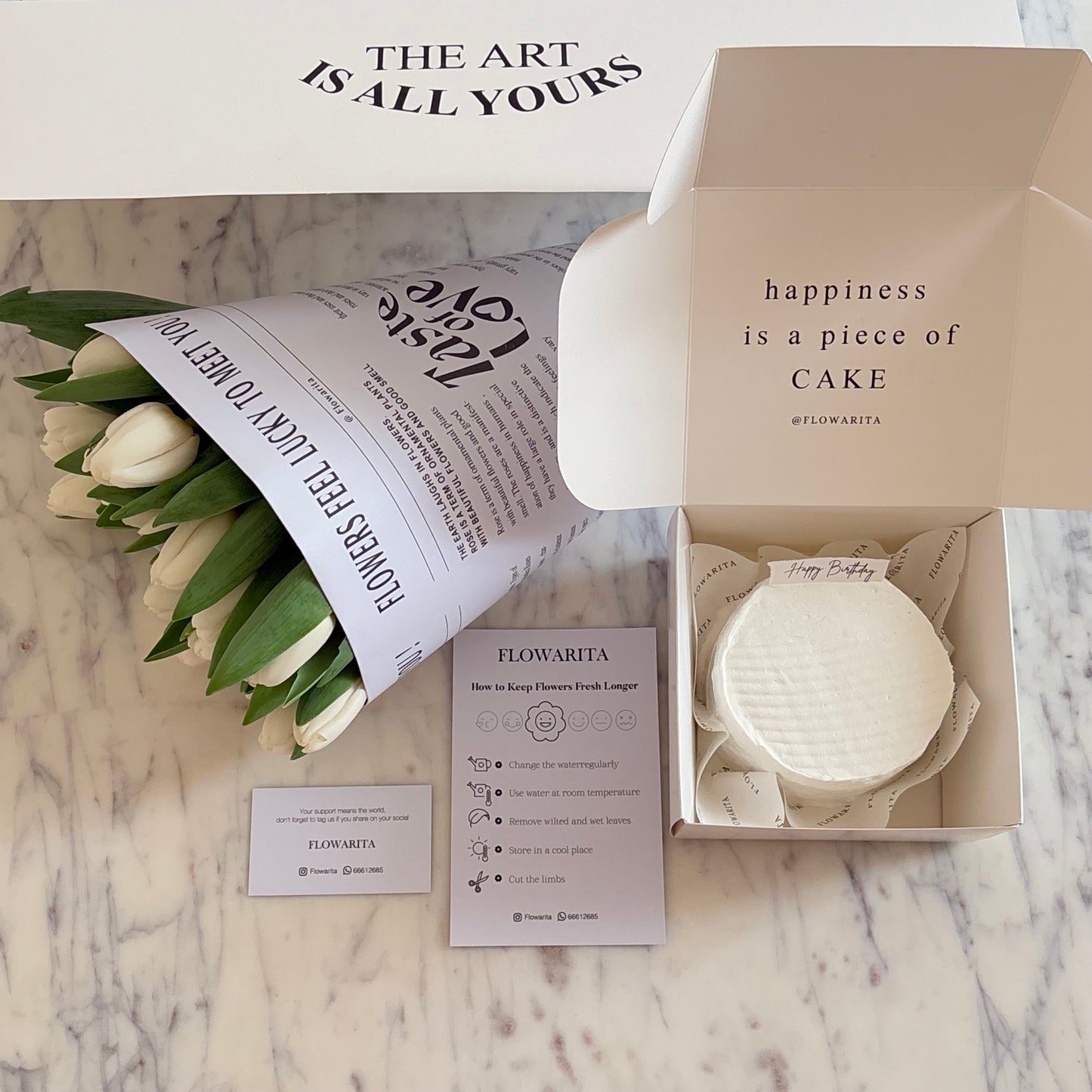Tulips & Victoria Cake 🧁🦢🌷