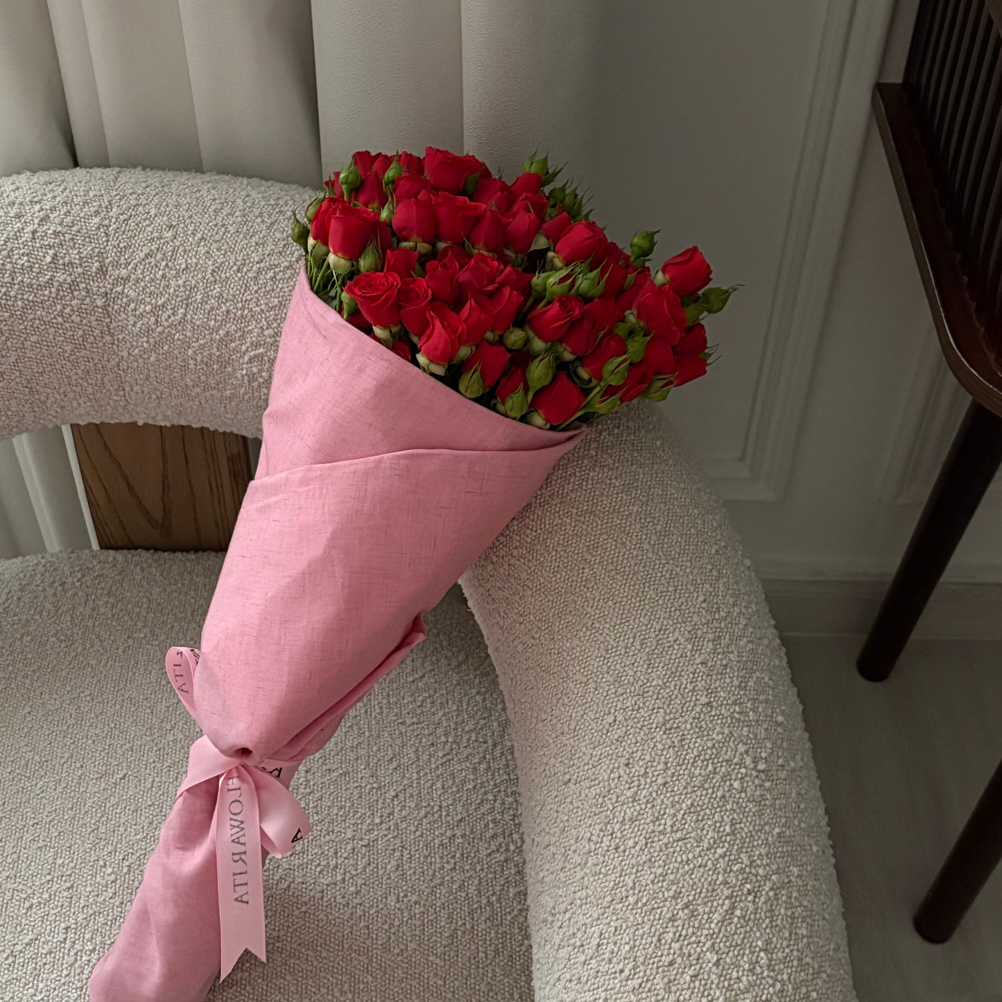 Red in Pink 💗❣️