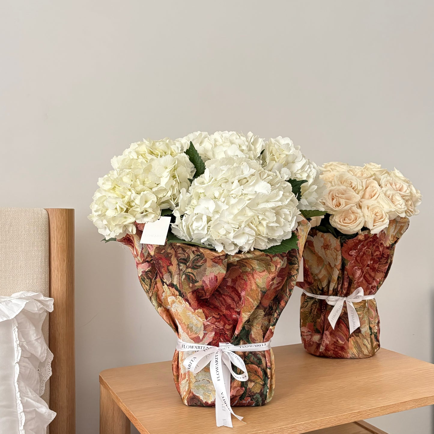 Hydrangea in Fabric 🤍