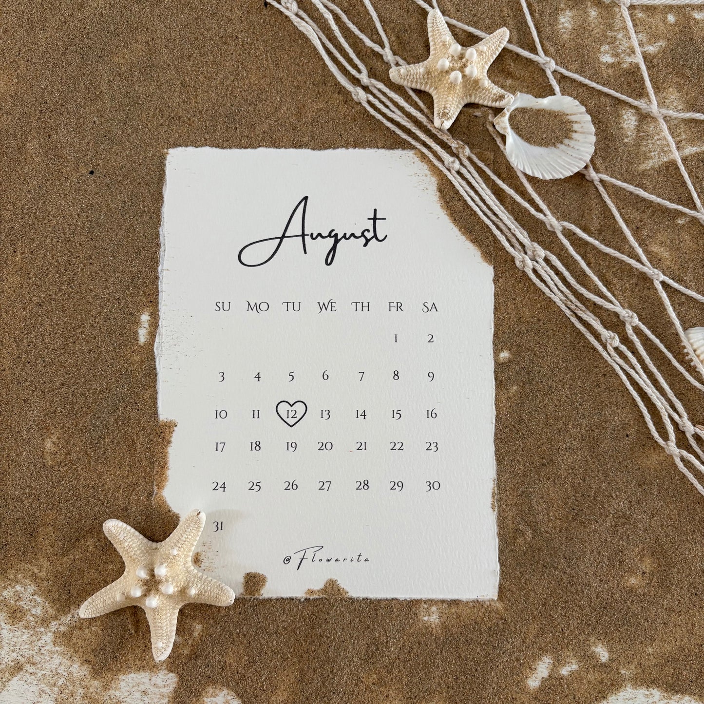 Date Cotton Paper 📄📅 ♡