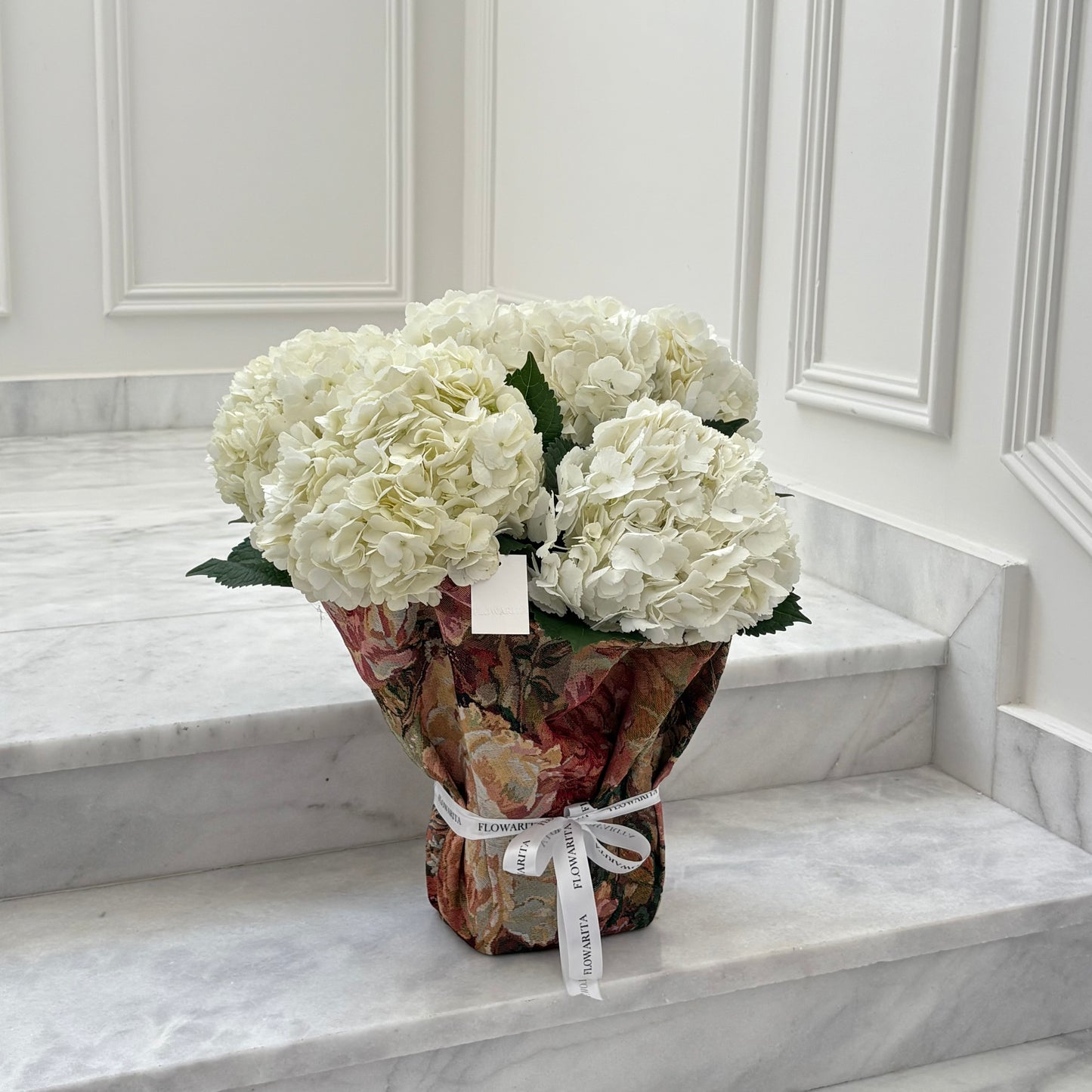 Hydrangea in Fabric 🤍