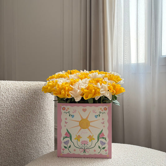 A Sunshine Bouquet 🌞🦢💛
