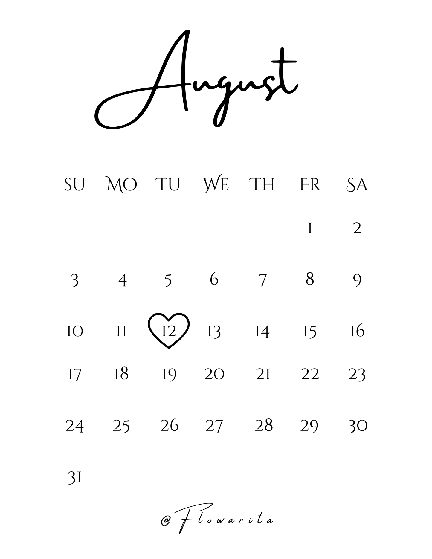 Date Cotton Paper 📄📅 ♡