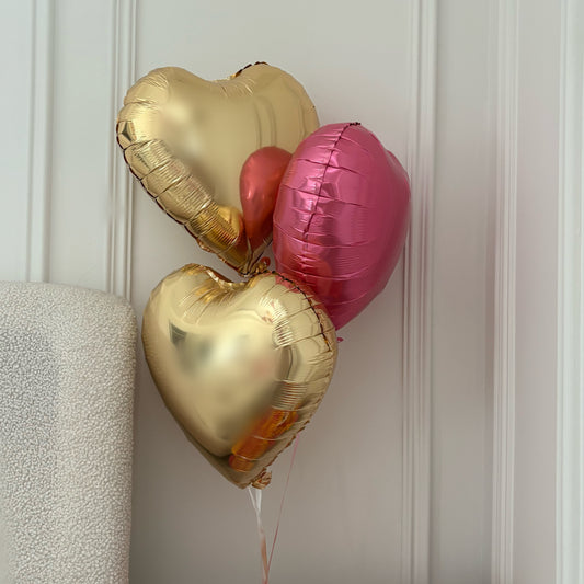 Golden Love Balloons 💛💗